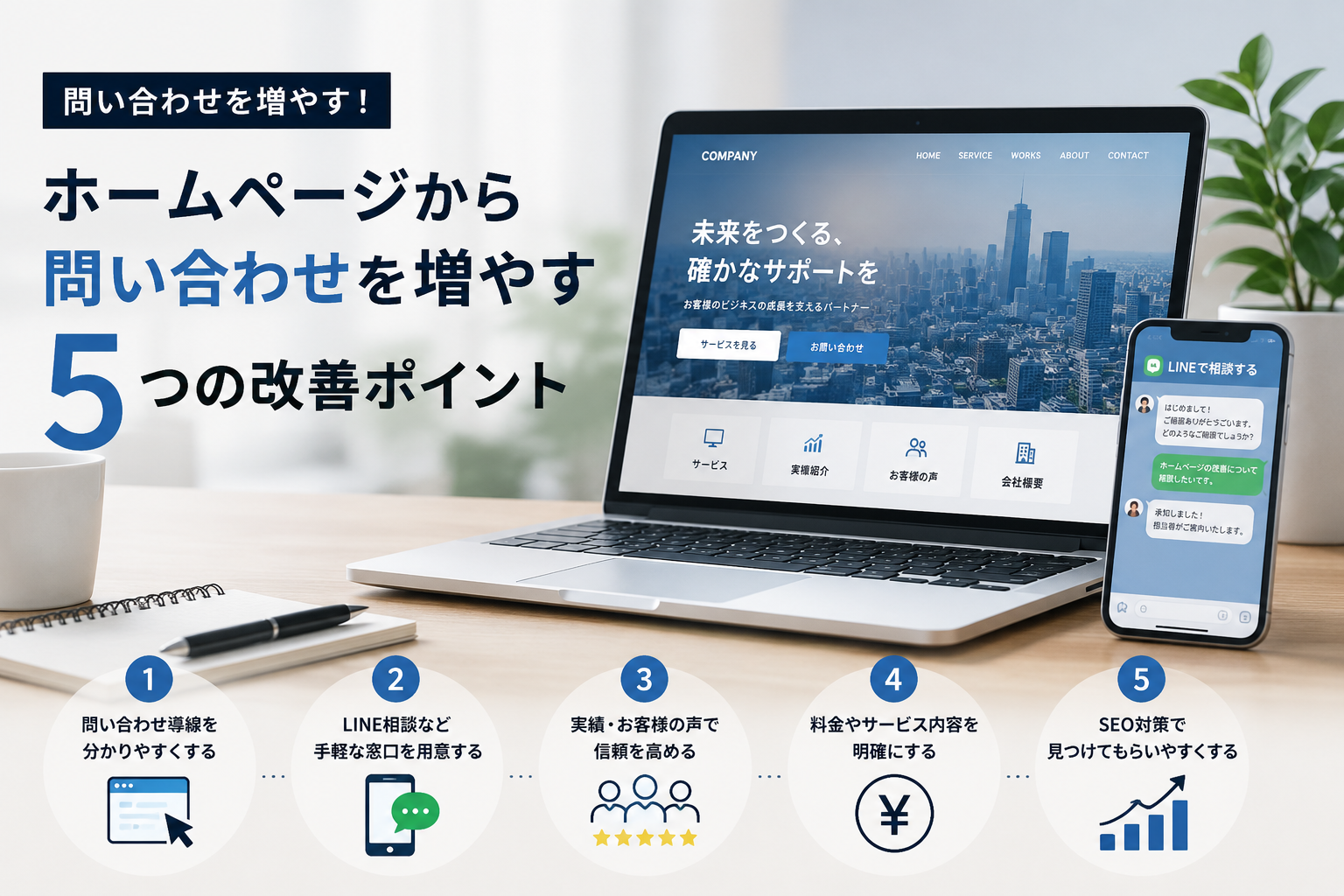 ホームページ制作のイメージ